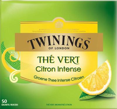 Twinings Green lemon envelop 50 Zakjes