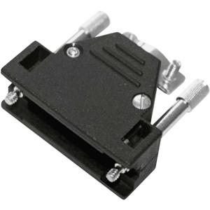 MH Connectors 2801-0102-01 2801-0102-01 D-sub behuizing Aantal polen: 9 Kunststof 180 ° Zwart 1 stuk(s)