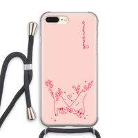 Best Friends: iPhone 8 Plus Transparant Hoesje met koord
