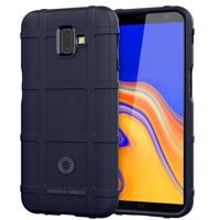 Volledige dekking schokbestendig TPU Case voor Samsung Galaxy J6 PLUS (blauw)