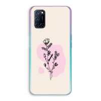 Roses are red: Oppo A92 Transparant Hoesje
