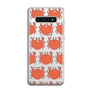 Krab: Samsung Galaxy S10 4G Transparant Hoesje