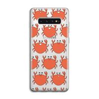 Krab: Samsung Galaxy S10 4G Transparant Hoesje