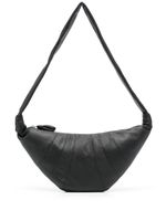 LEMAIRE sac Croissant médium en cuir - Noir - thumbnail