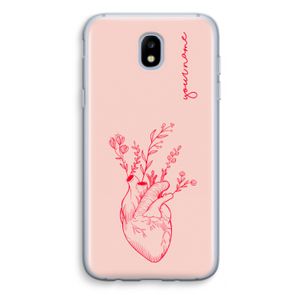 Blooming Heart: Samsung Galaxy J5 (2017) Transparant Hoesje