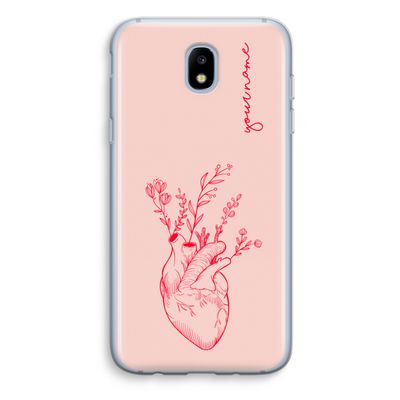Blooming Heart: Samsung Galaxy J5 (2017) Transparant Hoesje