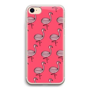 Flamingo: iPhone 7 Transparant Hoesje