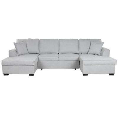 Slaapbank Home ESPRIT Grijs Modern 298 x 154 x 92 cm