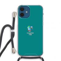 Win98: iPhone 12 mini Transparant Hoesje met koord