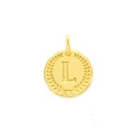 Imotionals Ronde Kettinghanger Letter L Goud