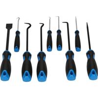 Brilliant Tools BT542010 Set schraperhaken, 9-delig Brilliant Tools BT542010 Set schraperhaken, 9-delig