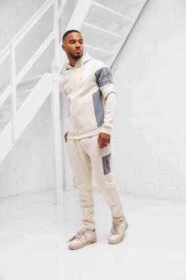 Cruyff Torch Trainingspak Heren Wit/Goud - Maat XS - Kleur: Wit | Soccerfanshop