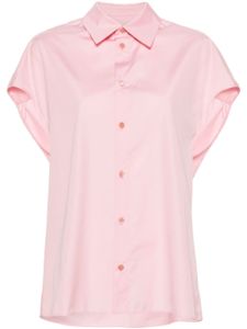 Marni chemise en coton à design sans manches - Rose