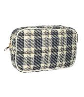 Traveller Toilettas box tweed ruit 26x16cm