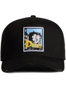 DSQUARED2 casquette Betty Boop - Noir