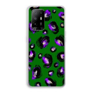 Green Cheetah: Oppo A94 5G Transparant Hoesje