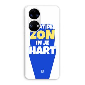Laat de zon in je hart: Huawei P50 Transparant Hoesje
