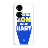 Laat de zon in je hart: Huawei P50 Transparant Hoesje
