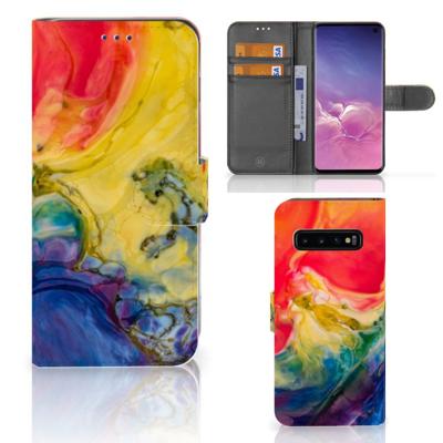 Hoesje Samsung Galaxy S10 Watercolor Dark Hoesje Samsung Galaxy S10 Watercolor Dark