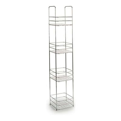Badkamerschappen Berilo W4870 W4870 Transparant Zilverkleurig 16 x 86 x 16 cm