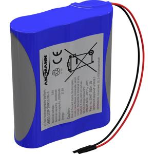 Ansmann 1S3P Accupack Aantal cellen: 3 Batterijgrootte: 18650 Kabel Li-ion 3.6 V 10500 mAh