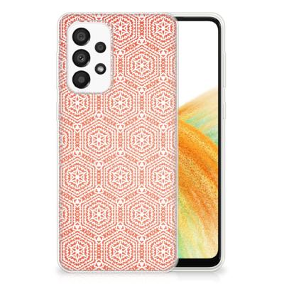 Samsung Galaxy A33 5G | TPU bumper | Pattern Orange