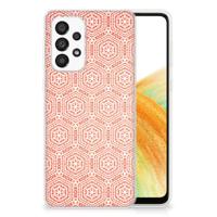 Samsung Galaxy A33 5G | TPU bumper | Pattern Orange