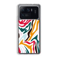 Colored Zebra: Xiaomi Mi 11 Ultra Transparant Hoesje