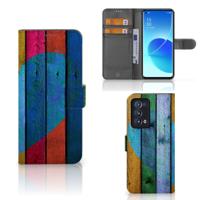 OPPO Reno 6 Pro Plus 5G | Book Style Case | Wood Heart - Cadeau voor je Vriend