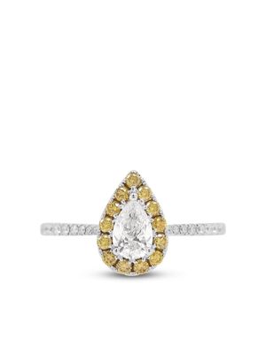 HYT Jewelry bague en or blanc 18ct à diamants - Argent