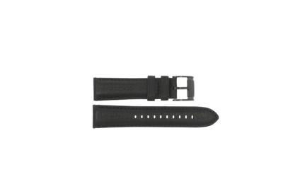 Horlogeband Fossil FS5132 / FS5132IE / ME3028 / FS5242 / ME3096 Leder Zwart 22mm