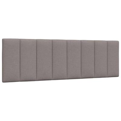 Hoofdbordkussen "Hanko" 160 cm stof taupe
