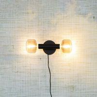 Zuiver Wandlamp 'Hawk' 2-lamps, kleur Zwart