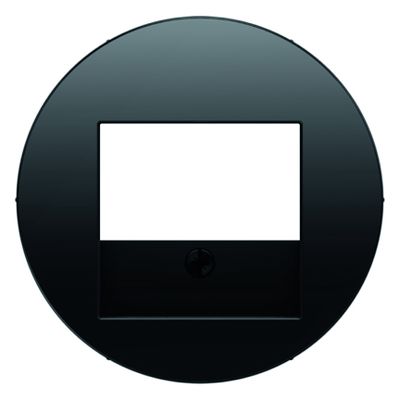 Berker centraalplaat luidsprekerstopcontact R1-R3 zwart