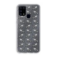 Zwarte poes: Samsung Galaxy M31 Transparant Hoesje