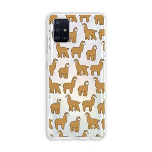 Alpacas: Galaxy A51 4G Transparant Hoesje