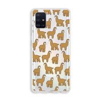 Alpacas: Galaxy A51 4G Transparant Hoesje