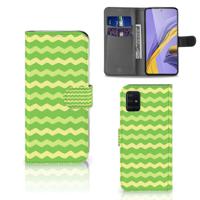 Samsung Galaxy A51 | Telefoon Hoesje | Waves Green