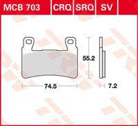 TRW Remblokken, en remschoenen voor de moto, MCB703SV Sinter street