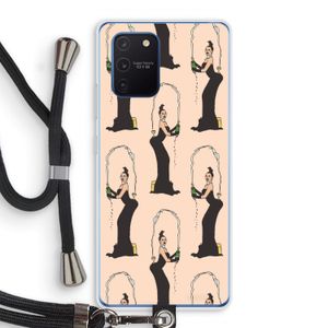 Pop Some Kim: Samsung Galaxy Note 10 Lite Transparant Hoesje met koord