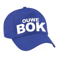 Verjaardag cadeau petje - Ouwe Bok - blauw - heren - verjaardag