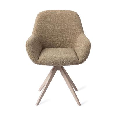Jesper Home Kushi eetkamerstoel Moss Meadow turn beige