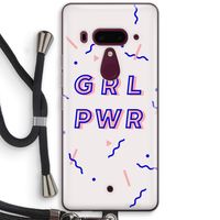 GRL PWR: HTC U12+ Transparant Hoesje met koord