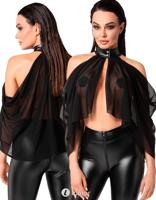 * NOIR handmade Tule Bolero, F349