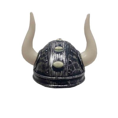 Faram Viking verkleed helm met hoorns - Carnaval verkleed hoeden - volwassenen