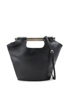 STAUD mini sac à main M en daim - Noir