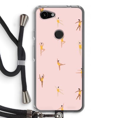 Dans #2: Pixel 3a Transparant Hoesje met koord