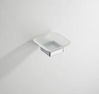 Wiesbaden Eris zeephouder met glas chroom