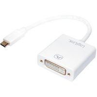 LogiLink USB-C/DVI USB-C DVI Wit