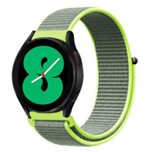 Garmin Vivoactive 4 / 4L - Sport Loop nylon bandje - Neon groen